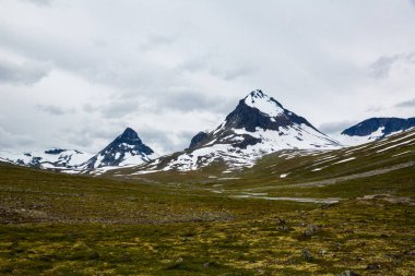 güzel manzara Milli Parkı Jotunheimen, Norveç