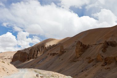 Himalayalar, güzel dağ manzarası il Ladakh, Hindistan