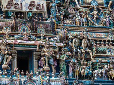 Hindu Tapınağı Kapaleeswarar Koil. Chennai. Tamil Nadu. Hindistan