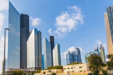Dubai, Birleşik Arap Emirlikleri - 19 Ocak: şehir merkezinde 19 Ocak 2014 tarihinde Dubai, Birleşik Arap Emirlikleri. Şehir merkezinde modern mimari.
