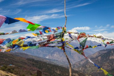 izleme Annapurna Merkez kampına Himalaya dağlarının güzel manzara