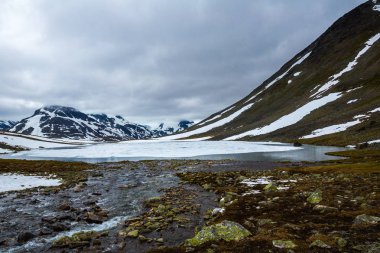 güzel manzara Milli Parkı Jotunheimen, Norveç