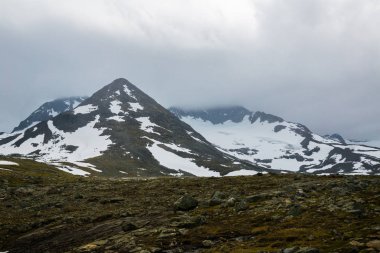 güzel manzara Milli Parkı Jotunheimen, Norveç