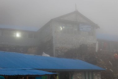 Gündüz nepal gezi lerinde seyahat, mimari ve bina görünümü, Güney Asya 