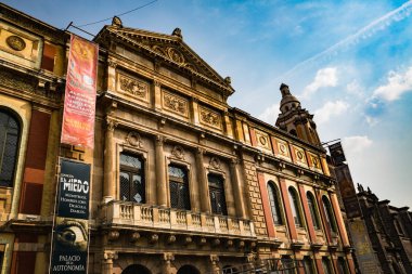 Mexico city, Meksika'nın Caddesi'nin doğal görünümü