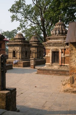 Kathmandu Pashupatinath Tapınağı. Nepal.