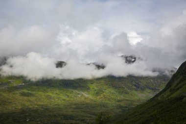 Norveç Milli Parkı Jotunheimen güzel manzara