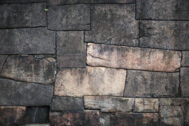 Sri Lanka eski tuğla duvara