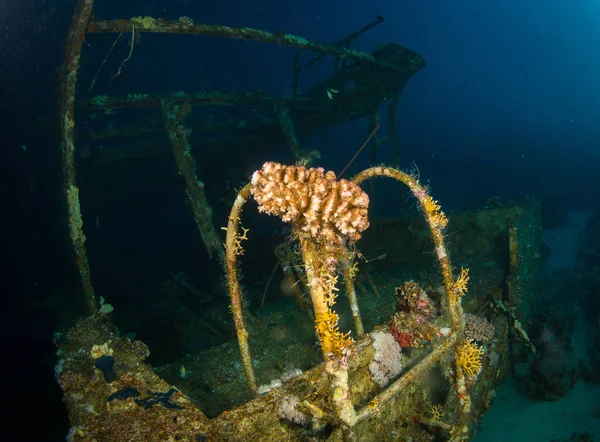 Glassboat Wrak Rif Rode Zee Buurt Van Sharm Sheikh Egypte — Stockfoto