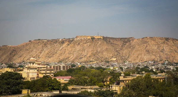 Forte Nahargarh Topo Colina Sobre Jaipur — Fotografia de Stock