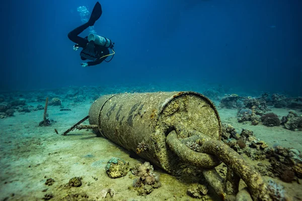 Unterwasserschuss Und Meeresboden — Stockfoto