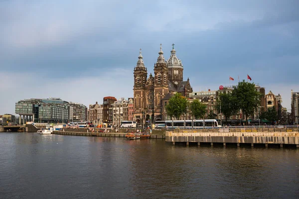 Amsterdam Hollanda Temmuz Sermaye Şehir Hollanda Nın Şehir Hayatı — Stok fotoğraf