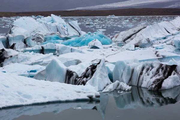 Mooi Ijsland Uitzicht Met Gletsjers — Stockfoto