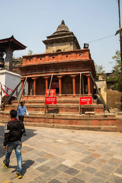 Kathmandu Nepal Abril Rua Kathmandu 2016 Kathmandu Nepal Vista Rua — Fotografia de Stock