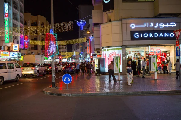 Dubai Emirados Árabes Unidos Janeiro Centro Cidade Janeiro 2014 Dubai — Fotografia de Stock