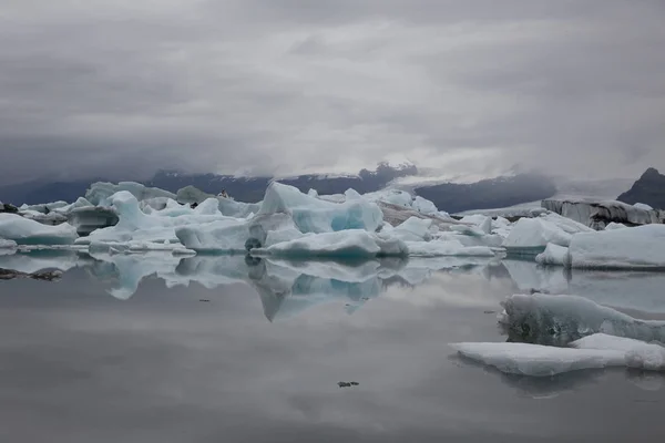 Hermosa Vista Islandia Con Glaciares —  Fotos de Stock