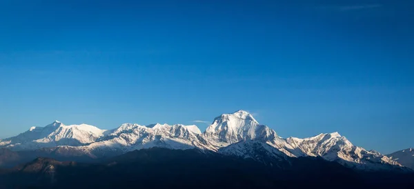 Hermoso Panorama Del Himalaya Seguimiento Campamento Base Annapurna —  Fotos de Stock