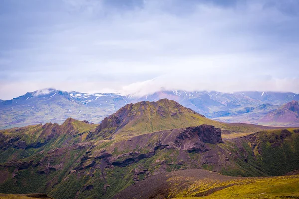 Piękną Panoramą Parku Narodowego Thorsmork Islandia — Zdjęcie stockowe