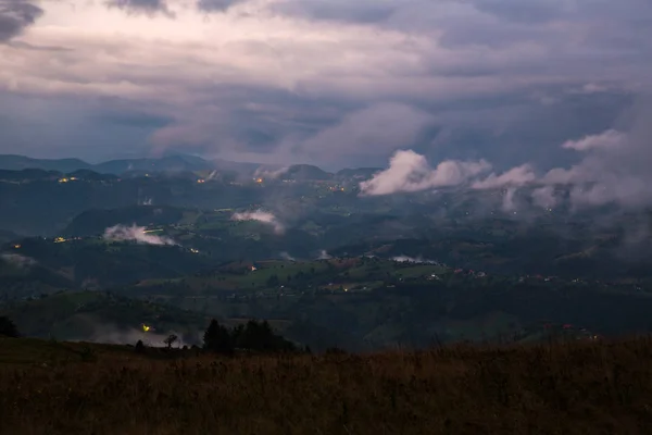 Panorama Verano Cordillera Montenegrina — Foto de Stock