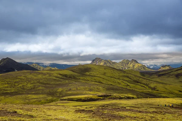 Panoráma Mountain Nemzeti Park Tosmork Izland — Stock Fotó