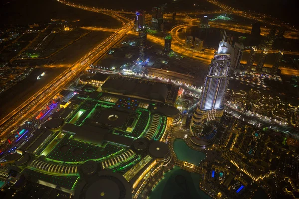 Dubai Verenigde Arabische Emiraten Januari Uitzicht Vanaf Burj Khalifa Januari — Stockfoto
