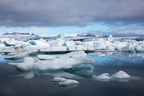 Iceberg Nella Laguna Dei Ghiacciai Islanda Ekulsarlon — Foto Stock