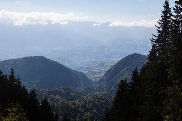 Bellissimo Paesaggio Montano Romania — Foto Stock