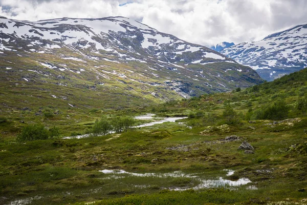 Bellissimo Paesaggio Del Parco Nazionale Norvegese Jotunheimen — Foto Stock