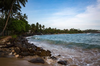 güzel deniz manzaralı Sri Lanka