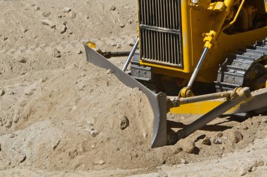 Buldozer yol Hint Himalayalar temizler