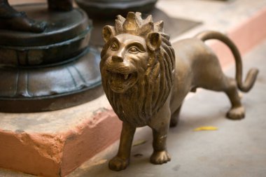 Bir heykel Güney Hindistan