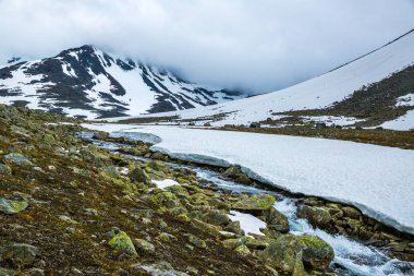 güzel manzara Milli Parkı Jotunheimen, Norveç