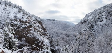 Kırım Dağları'nda kış