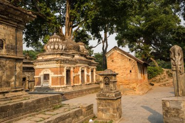 Kathmandu Pashupatinath Tapınağı. Nepal.