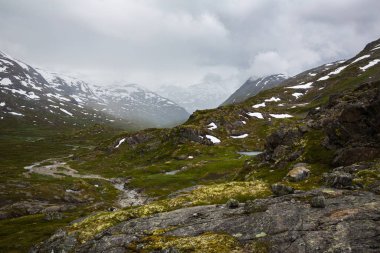 güzel manzara Milli Parkı Jotunheimen, Norveç