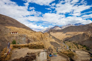 Hint Manastırı Ladakh il Lamayuru. Hint Himalayalar