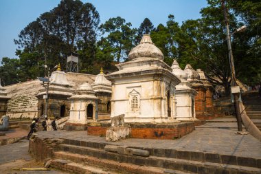 Katmandu, Nepal-Nisan 25: Pashupatinath Tapınağı 25, Katmandu, Nepal 2016. Pashupatinath Tapınağı en eski Hindu Tapınağı Kathmandu
