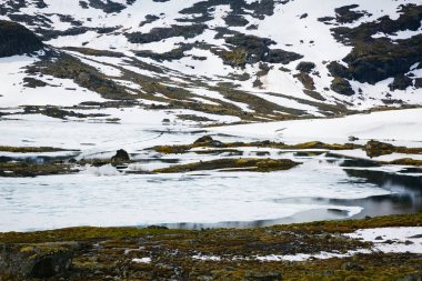 güzel manzara Milli Parkı Jotunheimen, Norveç