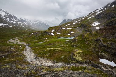 güzel manzara Milli Parkı Jotunheimen, Norveç