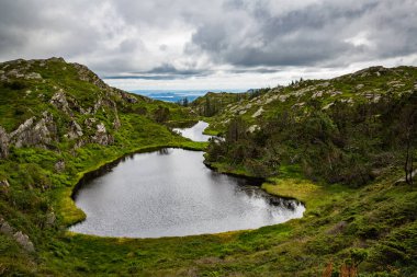 Ulriken tepesine peyzaj