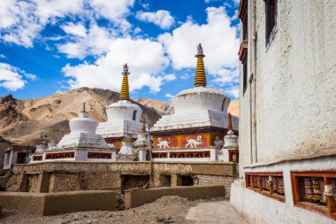 Hint Manastırı Ladakh il Lamayuru. Hint Himalayalar