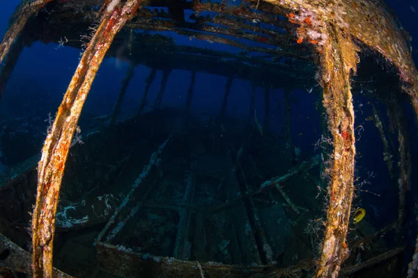 Glassboat Wrak Rif Rode Zee Buurt Van Sharm Sheikh Egypte — Stockfoto