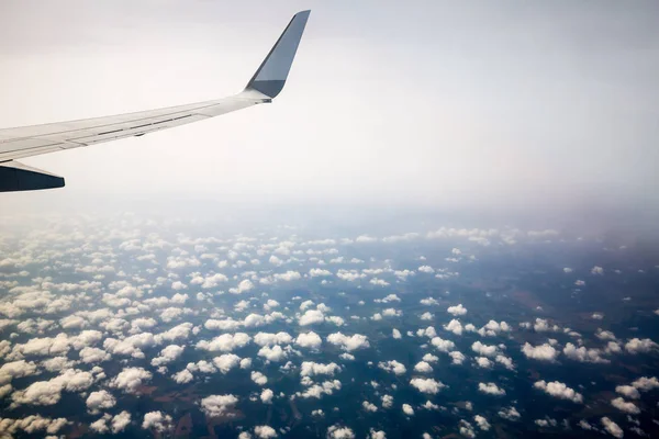 Aerial View Plane — Stock Photo, Image