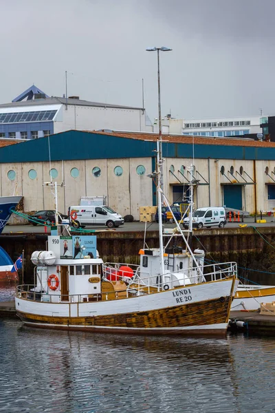 Reykjavik Island Juli Gamla Hamnen 2013 Reykjavik Island Hamnen Huvudstaden — Stockfoto