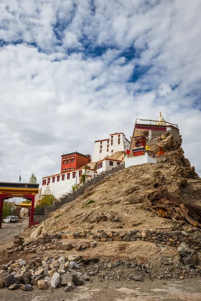 Γραφικό Βουδιστικό Ναό Στο Επαρχία Της Ladakh Στον Ινδικό Ιμαλάια — Φωτογραφία Αρχείου