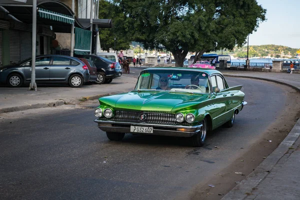 Habana Kuba Lut Starego Samochodu Stycznia 2018 Habana Kuba Stary — Zdjęcie stockowe