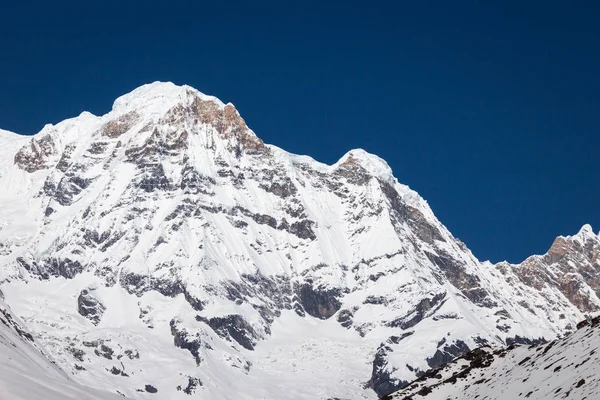 Hermoso Paisaje Las Montañas Del Himalaya Seguimiento Campamento Base Annapurna — Foto de Stock