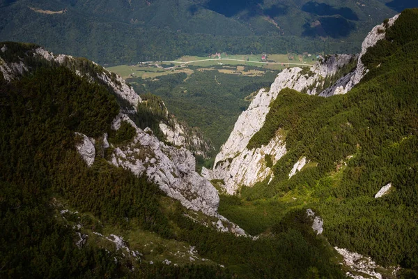 Panorama Verano Cordillera Montenegrina Cárpatos — Foto de Stock