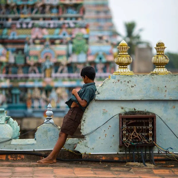 Chennai Indien Februari Barn Gatorna Indien Den Februari 2013 Chennai — Stockfoto