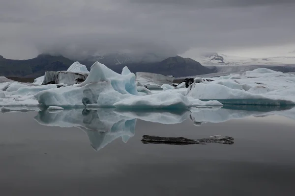 Vacker Utsikt Över Island Med Glaciärer — Stockfoto